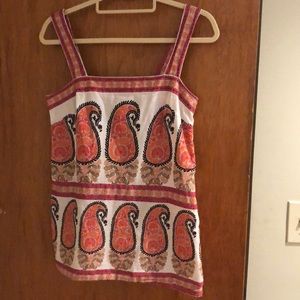 Adorable, brightly colored cotton sleeveless top